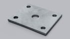 Axle mounting plate