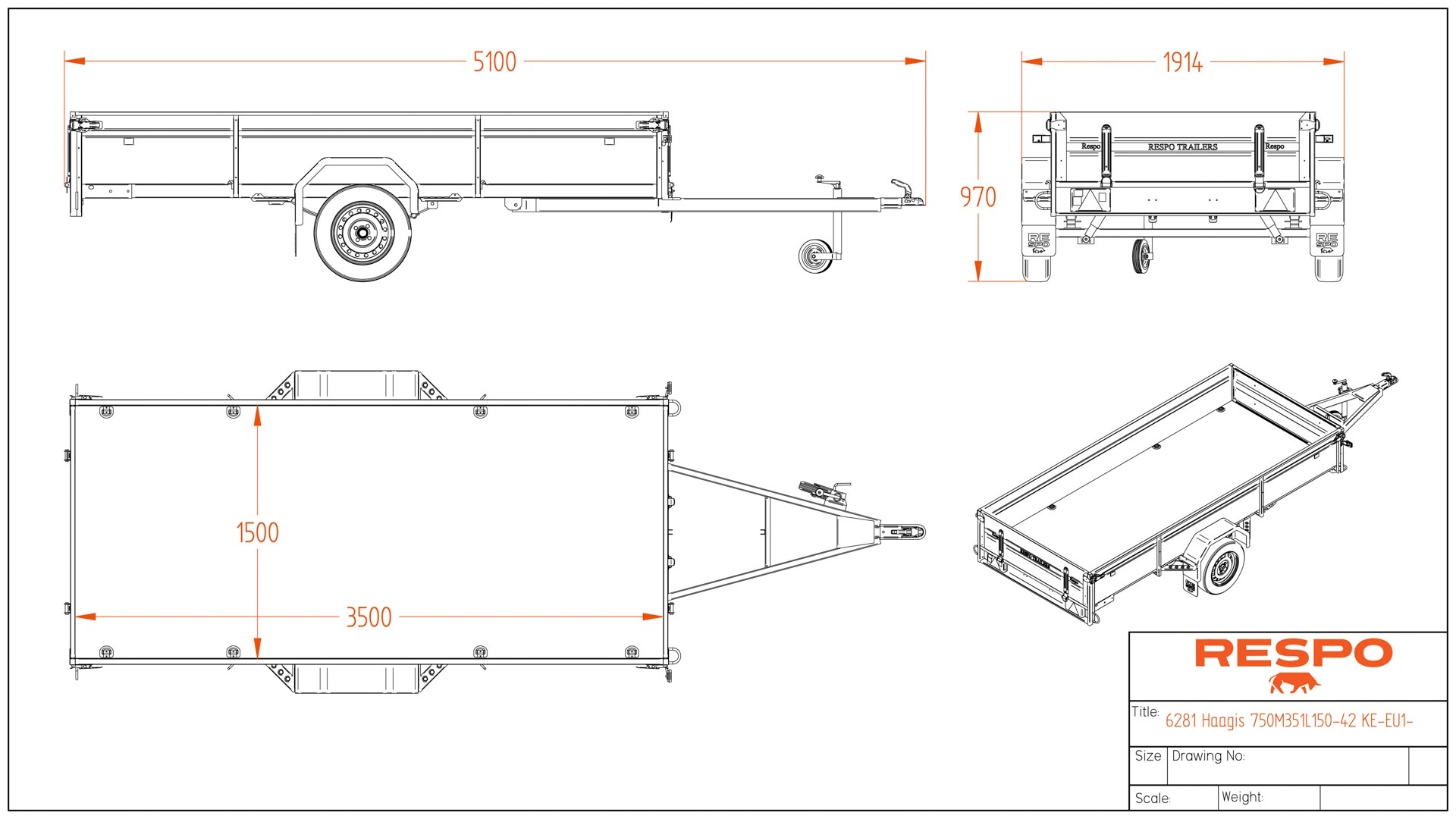 750M351L150 with Jaxal hardtop lid SPECIAL OFFER